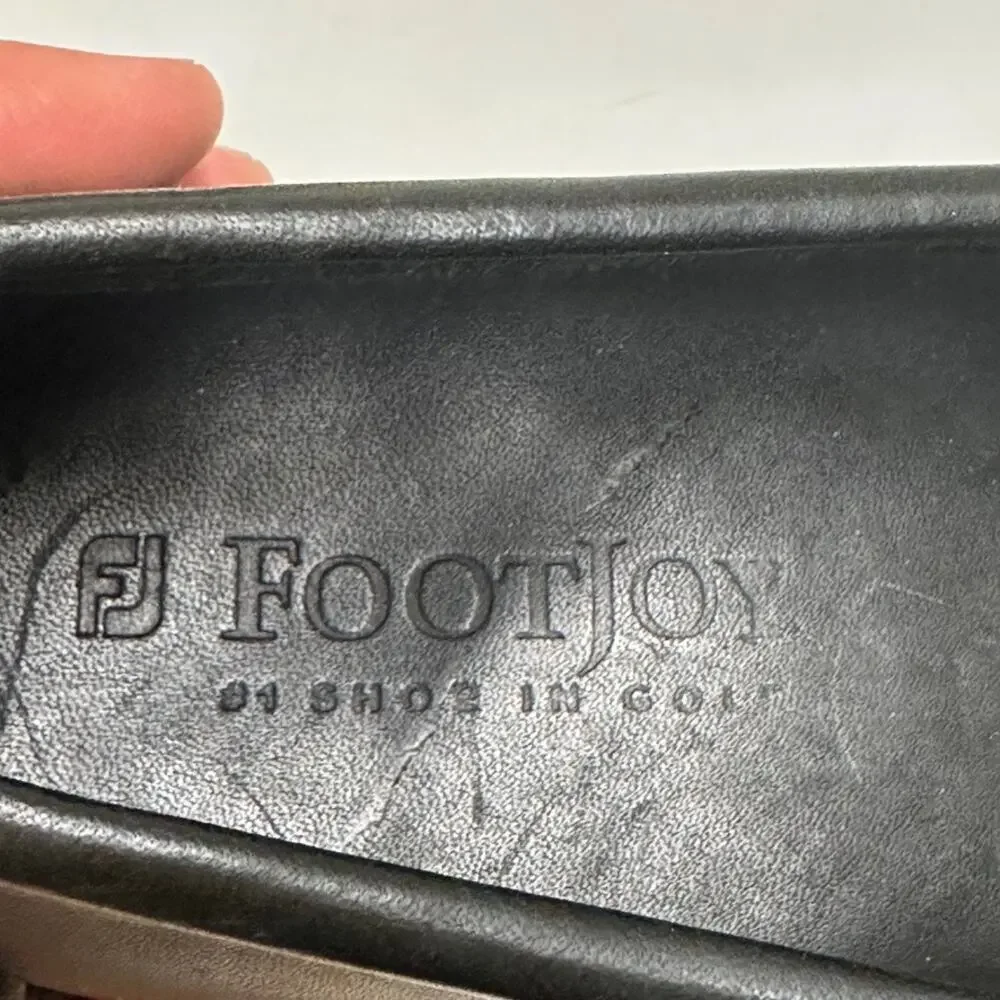 EUC Rancourt & Co. x FootJoy Beefroll Penny Loafer Black Edric Maine USA 11.5 D